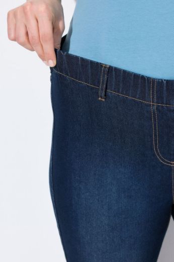 Plus size veliki brojevi Hlače elastičnog struka skraćenih nogavica za punije