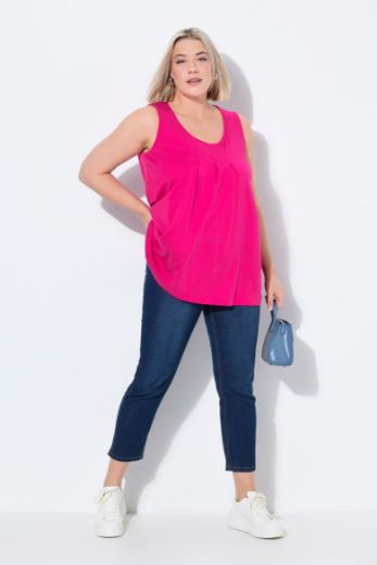 Plus size veliki brojevi Hlače elastičnog struka skraćenih nogavica za punije