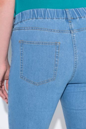 Plus size veliki brojevi Hlače elastičnog struka skraćenih nogavica za punije