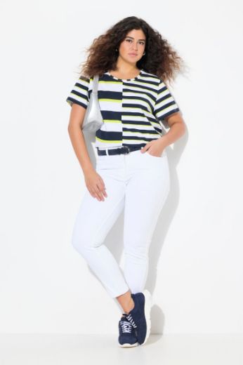 Plus size veliki brojevi Traperice uskih nogavica za punije