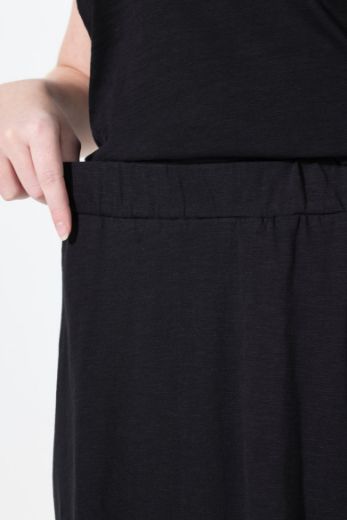 Plus size veliki brojevi Suknja midi elastičnog struka za punije