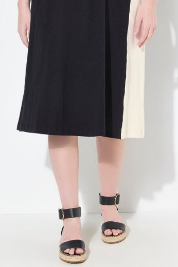 Plus size veliki brojevi Suknja midi elastičnog struka za punije