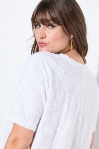 Plus size veliki brojevi Majica kratkih rukava okruglog ovratnika za punije