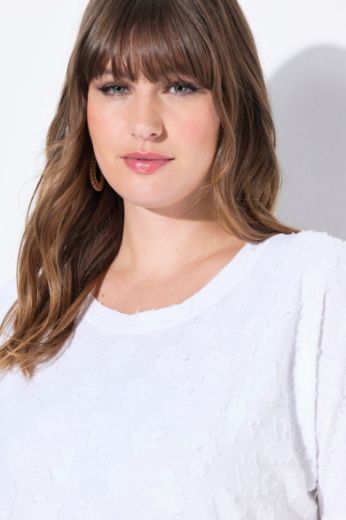 Plus size veliki brojevi Majica kratkih rukava okruglog ovratnika za punije