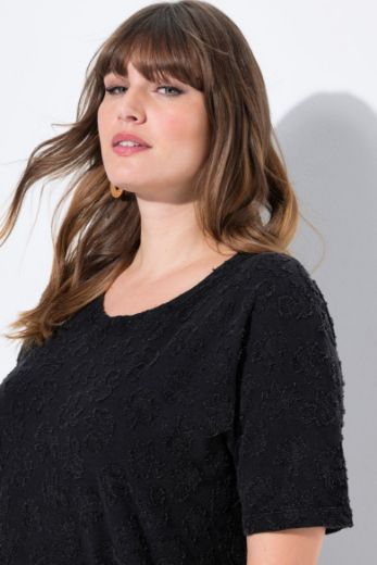 Plus size veliki brojevi Majica kratkih rukava okruglog ovratnika za punije