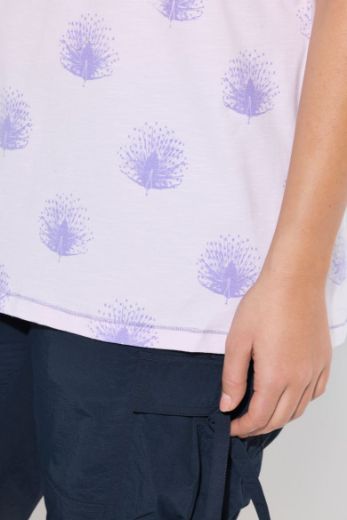 Plus size veliki brojevi Majica kratkih rukava V ovratnika za punije