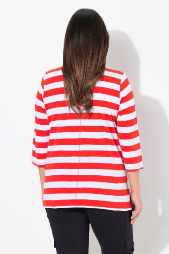 Plus size veliki brojevi Majica 3/4 rukava V ovratnika za punije