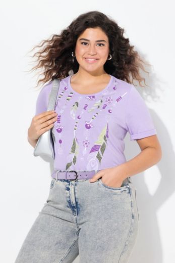 Plus size veliki brojevi Majica kratkih rukava A kroja za punije