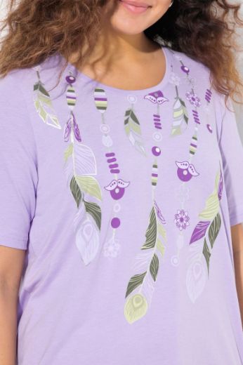Plus size veliki brojevi Majica kratkih rukava A kroja za punije