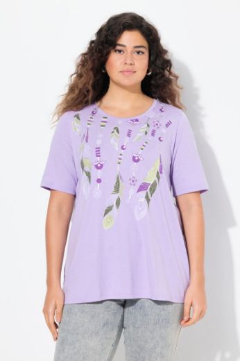 Plus size veliki brojevi Majica kratkih rukava A kroja za punije
