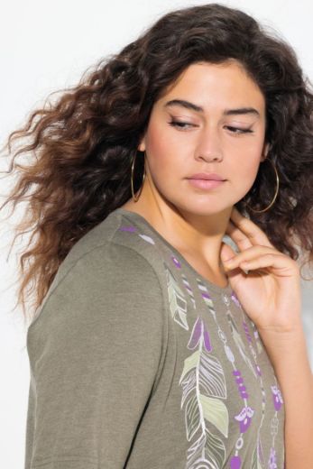 Plus size veliki brojevi Majica kratkih rukava A kroja za punije