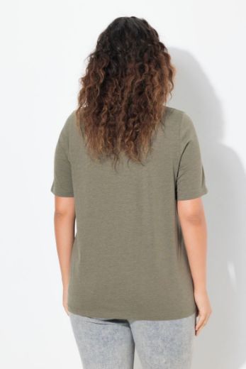 Plus size veliki brojevi Majica kratkih rukava A kroja za punije
