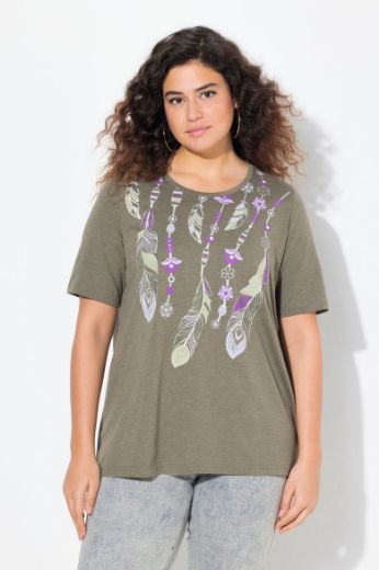 Plus size veliki brojevi Majica kratkih rukava A kroja za punije