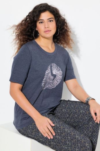 Plus size veliki brojevi Majica kratkih rukava A kroja za punije