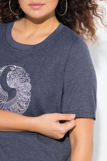 Plus size veliki brojevi Majica kratkih rukava A kroja za punije