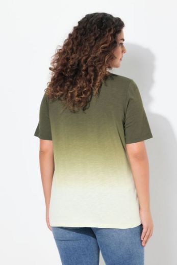 Plus size veliki brojevi Majica kratkih rukava V ovratnika za punije