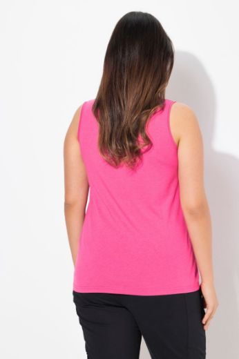 Plus size veliki brojevi Top bez rukava A kroja za punije