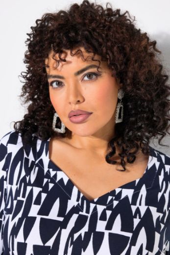 Plus size veliki brojevi Majica 3/4 rukava A kroja za punije