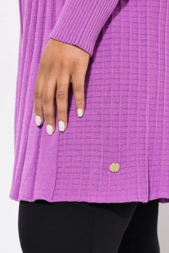 Plus size veliki brojevi Kardigan dugih rukava A kroja za punije