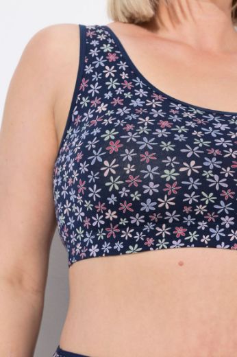 Plus size veliki brojevi Grudnjak bez žica širokih naramenica 3 komada za punije