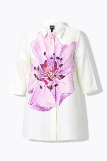 Plus size veliki brojevi Bluza 3/4 rukava A kroja za punije