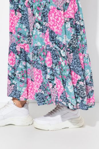 Plus size veliki brojevi Suknja midi A kroja za punije