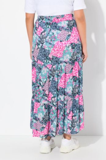 Plus size veliki brojevi Suknja midi A kroja za punije