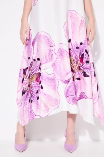 Plus size veliki brojevi Haljina midi bez rukava za punije