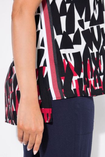Plus size veliki brojevi Bluza kratkih rukava V ovratnika za punije