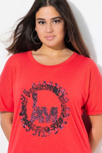 Plus size veliki brojevi Majica kratkih rukava okruglog ovratnika za punije