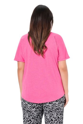 Plus size veliki brojevi Majica kratkih rukava okruglog ovratnika za punije