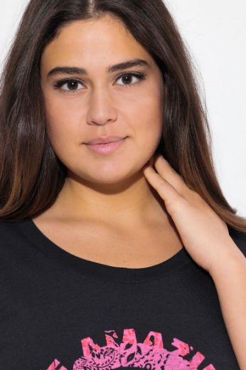 Plus size veliki brojevi Majica kratkih rukava okruglog ovratnika za punije