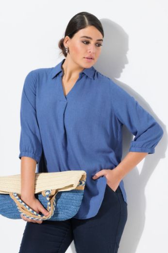 Plus size veliki brojevi Tunika 3/4 rukava A kroja za punije