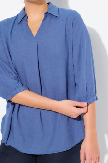 Plus size veliki brojevi Tunika 3/4 rukava A kroja za punije