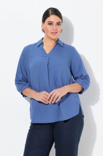 Plus size veliki brojevi Tunika 3/4 rukava A kroja za punije