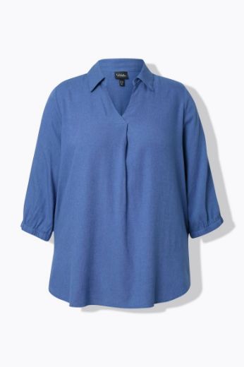 Plus size veliki brojevi Tunika 3/4 rukava A kroja za punije