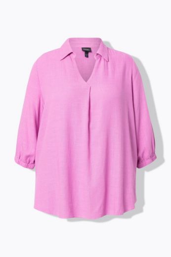 Plus size veliki brojevi Tunika 3/4 rukava A kroja za punije