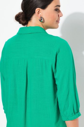Plus size veliki brojevi Tunika 3/4 rukava A kroja za punije