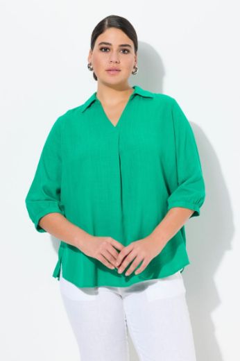 Plus size veliki brojevi Tunika 3/4 rukava A kroja za punije