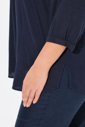 Plus size veliki brojevi Tunika 3/4 rukava A kroja za punije