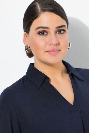 Plus size veliki brojevi Tunika 3/4 rukava A kroja za punije