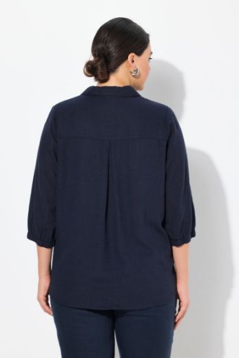 Plus size veliki brojevi Tunika 3/4 rukava A kroja za punije