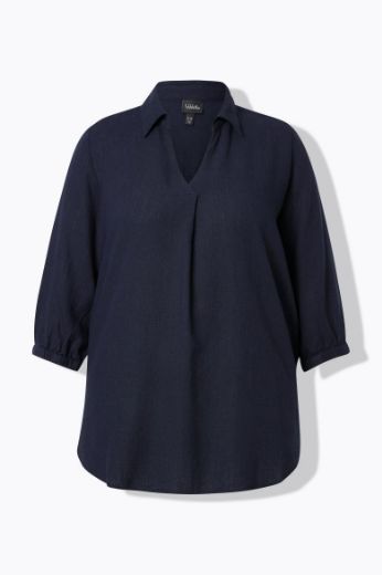 Plus size veliki brojevi Tunika 3/4 rukava A kroja za punije