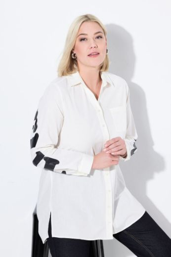 Plus size veliki brojevi Košulja dugih rukava dužeg kroja za punije