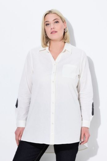 Plus size veliki brojevi Košulja dugih rukava dužeg kroja za punije