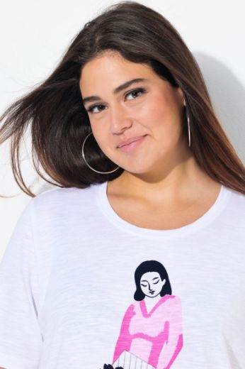 Plus size veliki brojevi Majica kratkih rukava i okruglog ovratnika za punije