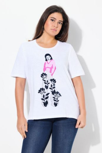 Plus size veliki brojevi Majica kratkih rukava i okruglog ovratnika za punije