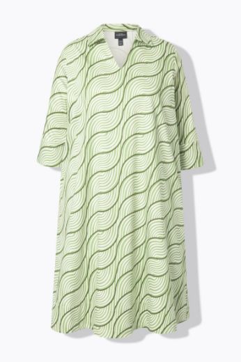 Plus size veliki brojevi Haljina midi 3/4 rukava za punije