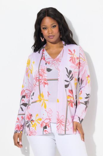 Plus size veliki brojevi Kardigan dugih rukava za punije