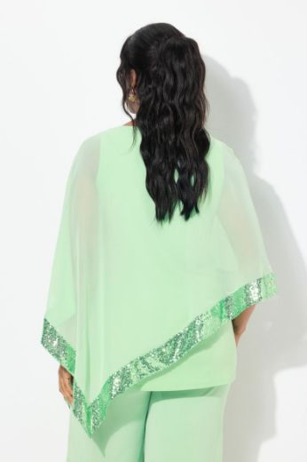Plus size veliki brojevi Bluza od šifona A kroja za punije